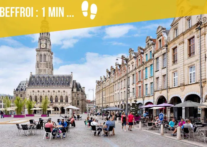 아파트 Au 1 Grand Place Vue Grand Place 2 Ch 4 Pers 아라스